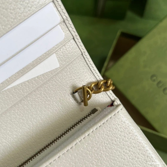 First bag ru x Gucci Adidas wallet with chain 0814
